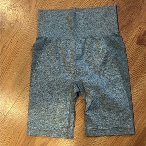 Gymshark Gray green Workout Shorts